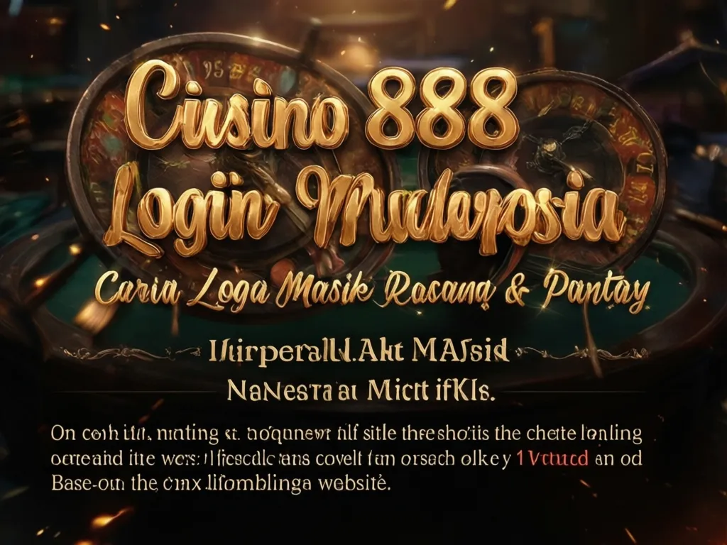 Casino 888 Login Malaysia